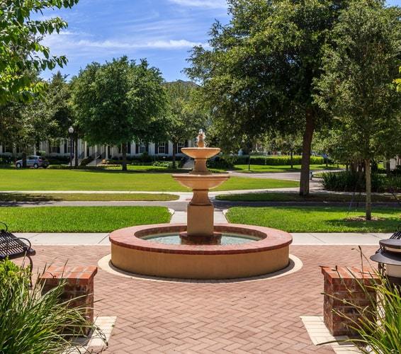 Fountain at Blue Jacket Park, Baldwin Park, Orlando