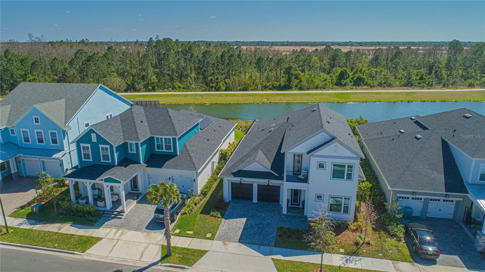 Aerial view of sold Lake Nona detached home
