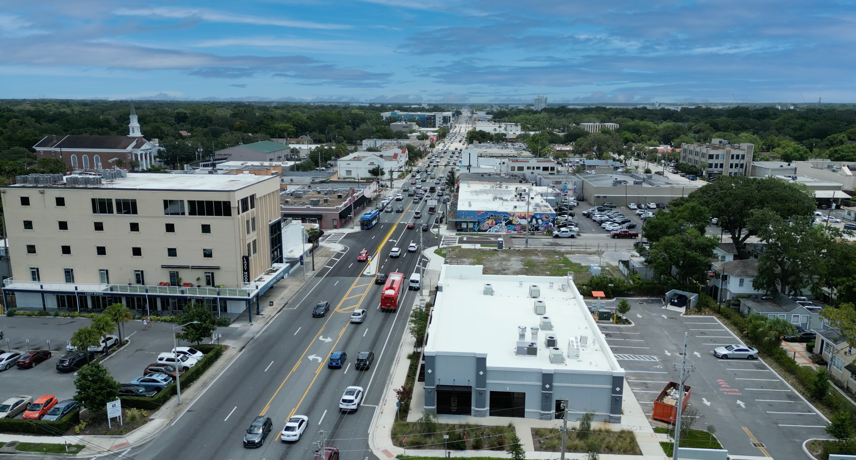 Drone photo of Mills 50 in Orlando